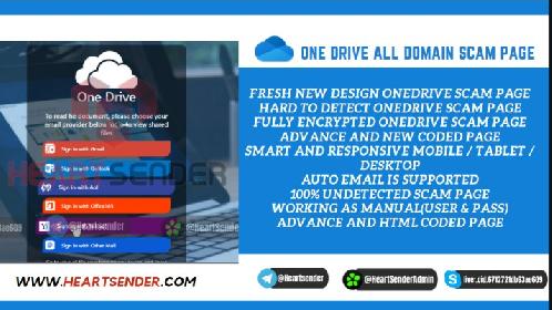 OneDrive all Domain Scam Page