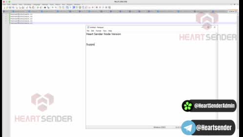 Heartsender Node JS Version with Sendinblue API