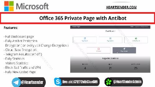 Private Office 365 Live panel Scam page 2022 | Latest Design Office Scampage | Strong antibot and Office Truelogin Scama