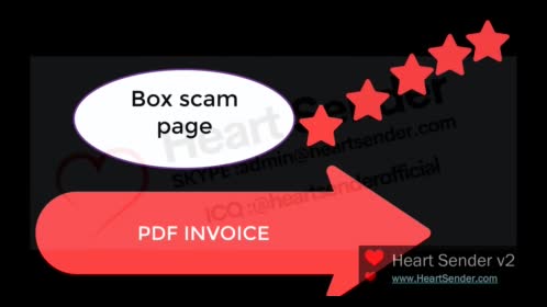 Box Scampage with PDF Invoice Secure Box  PDF attachment