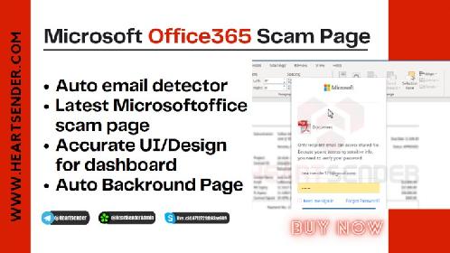 Microsoft office365 Scam Page -Heartsender