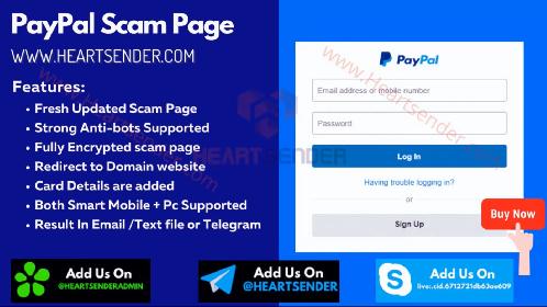 paypal bank scam page with french-detail
