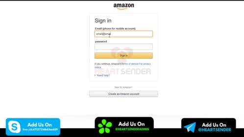 Amazon Fullz Scam page