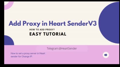 Heart sender v3 with proxy setting | Easy to use Proxy In Heartsender