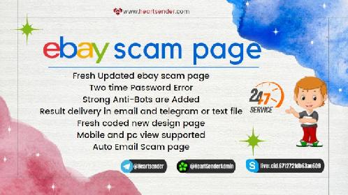 New Ebay Scam Page - HeartSender