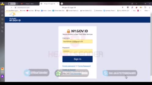 NYGOV ID SCAM PAGE