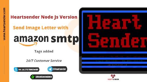 Amazon Smtp in Heartsnder Node Js Version