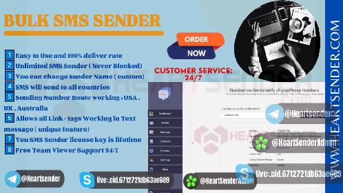 Bulk SMS Sender TOOL [ new Version 2022] |USA SMS SENDER 2022 | Fud SMS Pro version