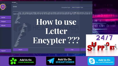 How to use Letter Encrypter ?