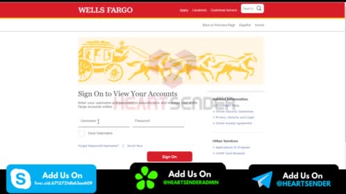 wellsfargo fullz scam page